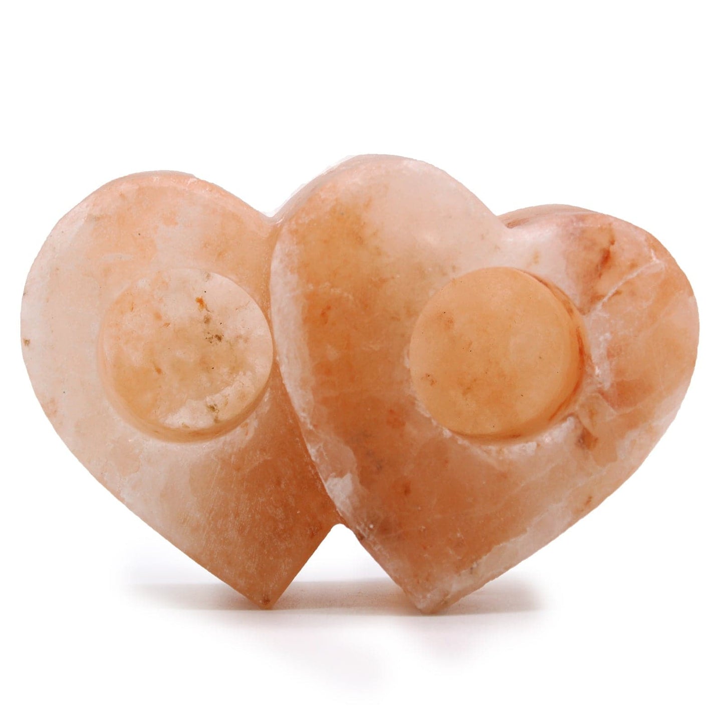 Bliss Double Heart Salt Candle Holder 1Kg