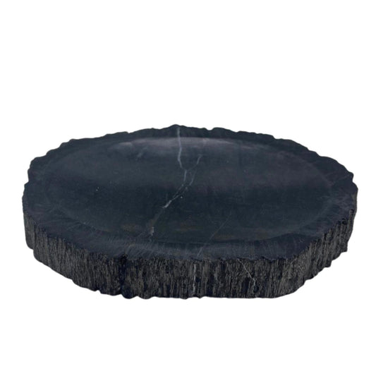 Bliss Petrified Wood Black Soap Dish