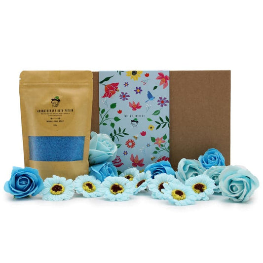 Bliss Wild Hare Salt & Flowers Set - Total Unwind