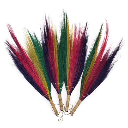 Bliss Set 4 - Pampas Broom - Rainbow Colours