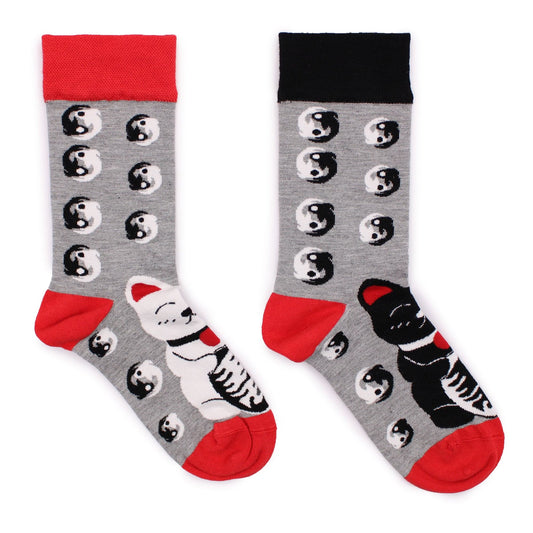 Hop Hare Bamboo Socks (41-46) - Lucky Cats  - best price from Maltashopper.com BAMS-01M