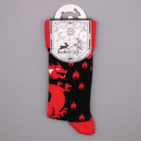 Hop Hare Bamboo Socks (36-40) - Red Dragons - best price from Maltashopper.com BAMS-08F