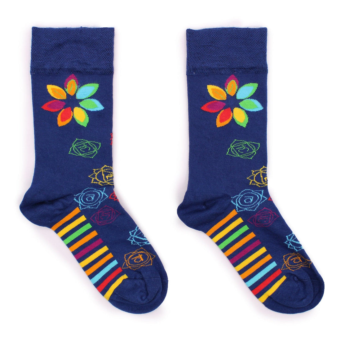 Hop Hare Bamboo Socks (41-46) - Rainbow Chakra - best price from Maltashopper.com BAMS-19M