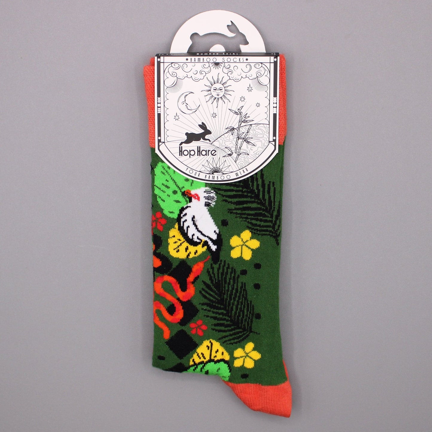 Hop Hare Bamboo Socks (36-40) - Bali Jungle - best price from Maltashopper.com BAMS-24F