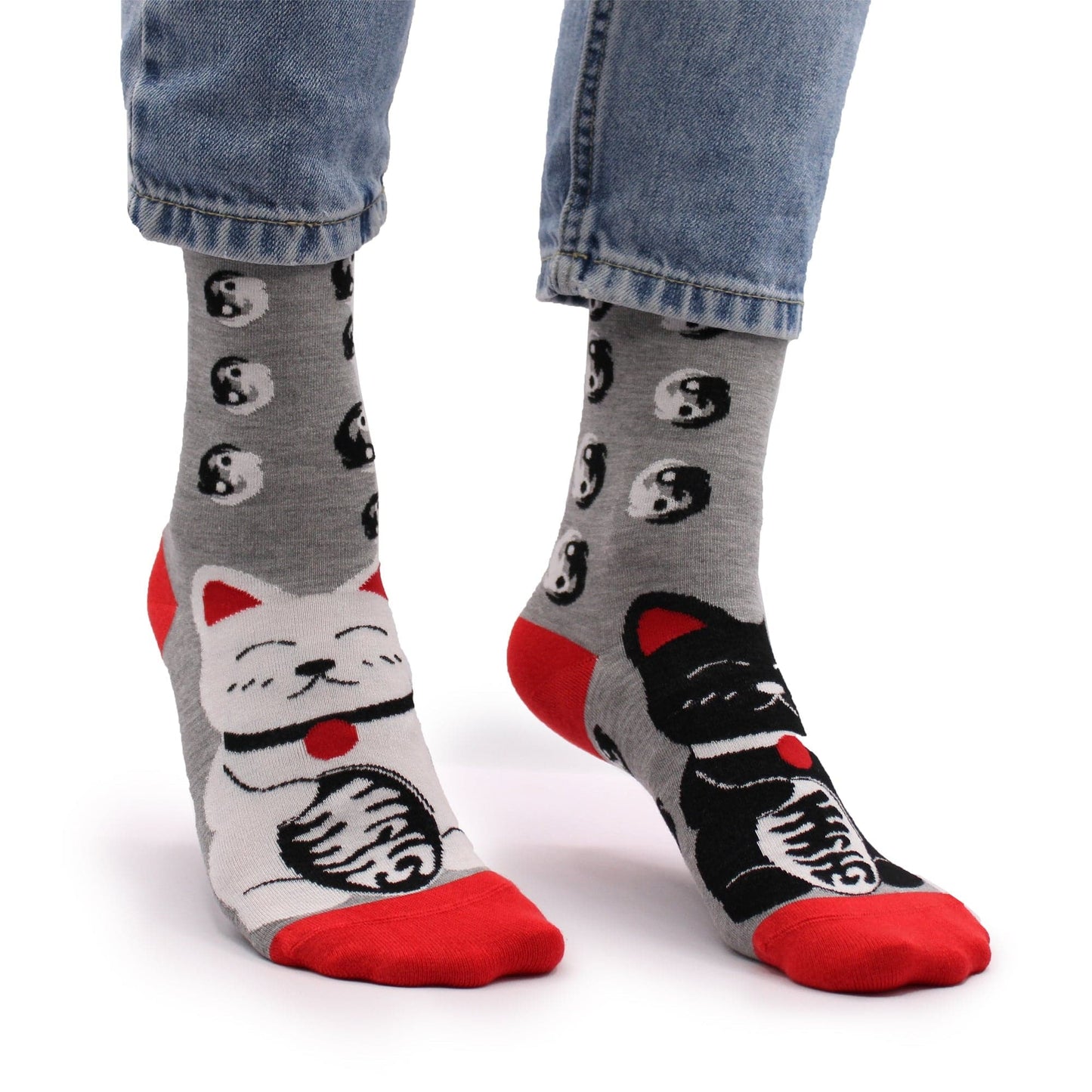 Hop Hare Bamboo Socks (41-46) - Lucky Cats  - best price from Maltashopper.com BAMS-01M