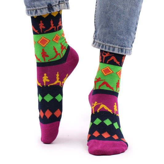 Bliss Hop Hare Bamboo Socks (36-40) - Yoga Poses