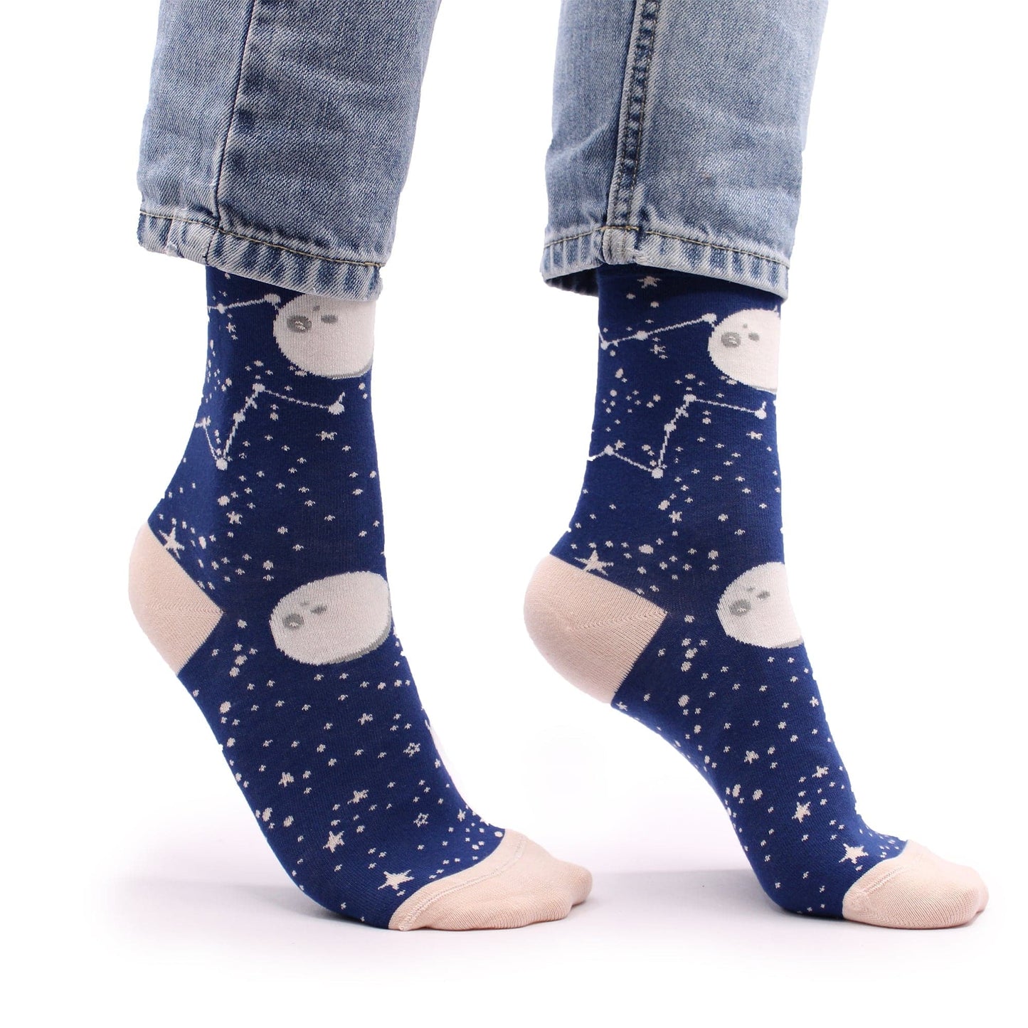 Bliss Hop Hare Bamboo Socks (36-40) - Moon Walk