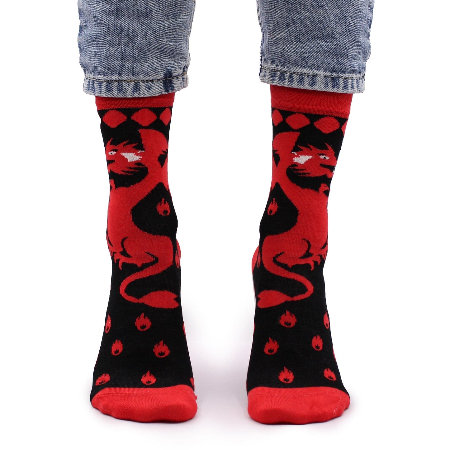 Hop Hare Bamboo Socks (36-40) - Red Dragons - best price from Maltashopper.com BAMS-08F