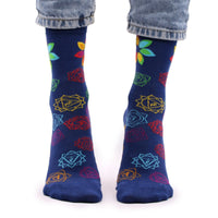 Hop Hare Bamboo Socks (36-40) - Rainbow Chakra - best price from Maltashopper.com BAMS-19F