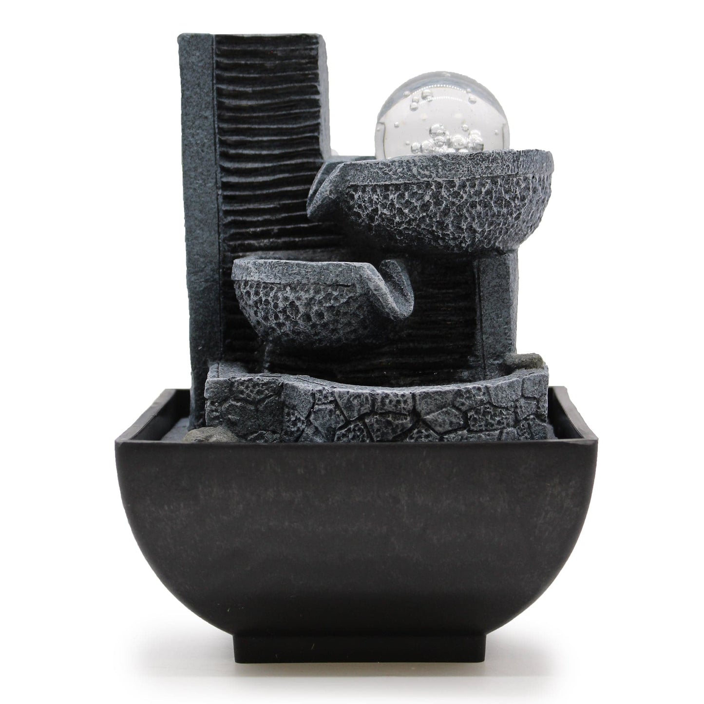 Tabletop Water Feature - 18cm - Relaxing Pouring Pots - best price from Maltashopper.com WATERF-06