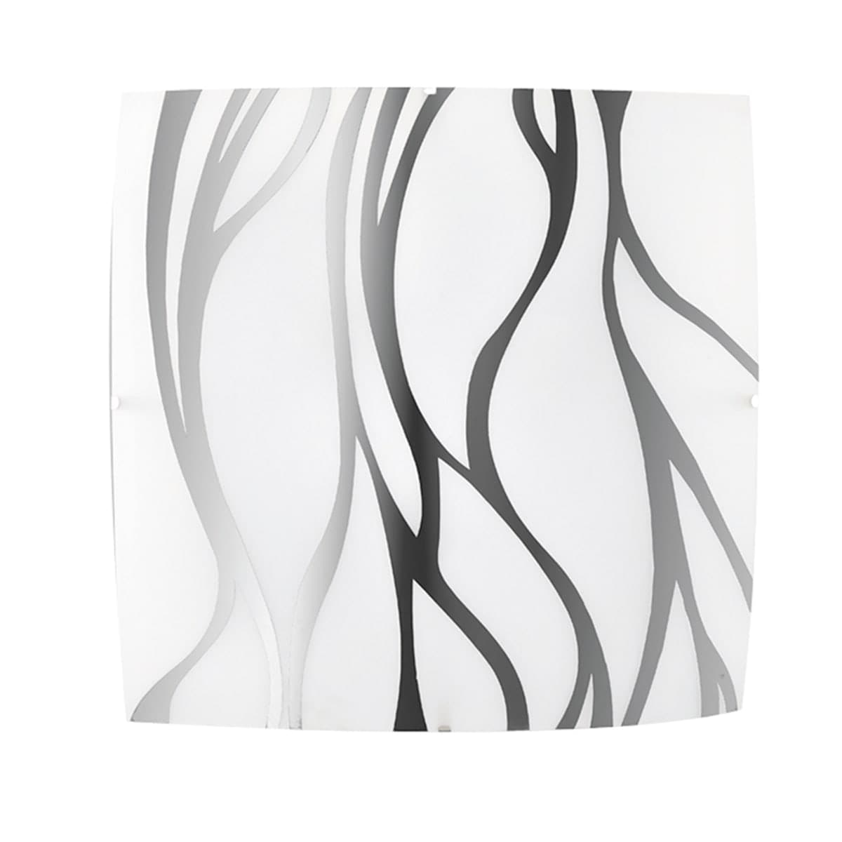 Bricocenter CEILING LIGHT SONNY WHITE AND CHROME 30X30 CM 2XE27=42W