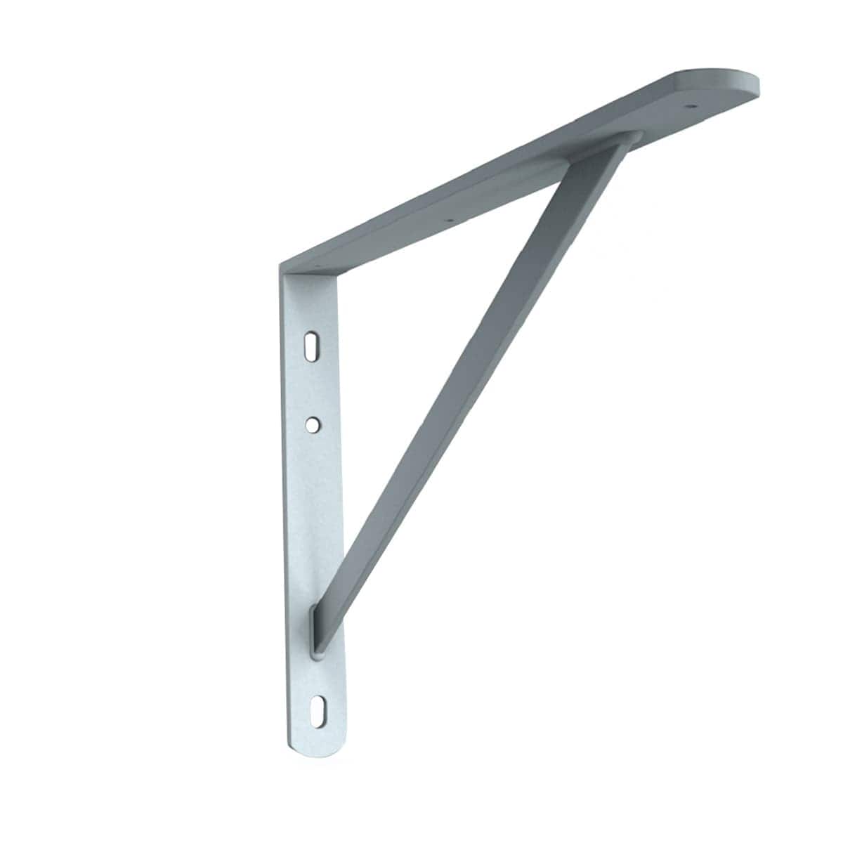 Bricocenter OBELIX SLIDING RAIL SUPPORT D30xH19.5CM LOADING 50KG IN GALVANIZED METAL