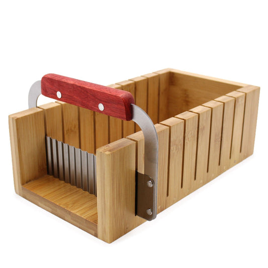 Bliss Wooden Soap Loaf Cutter Set - Wavy and Straight Cutter