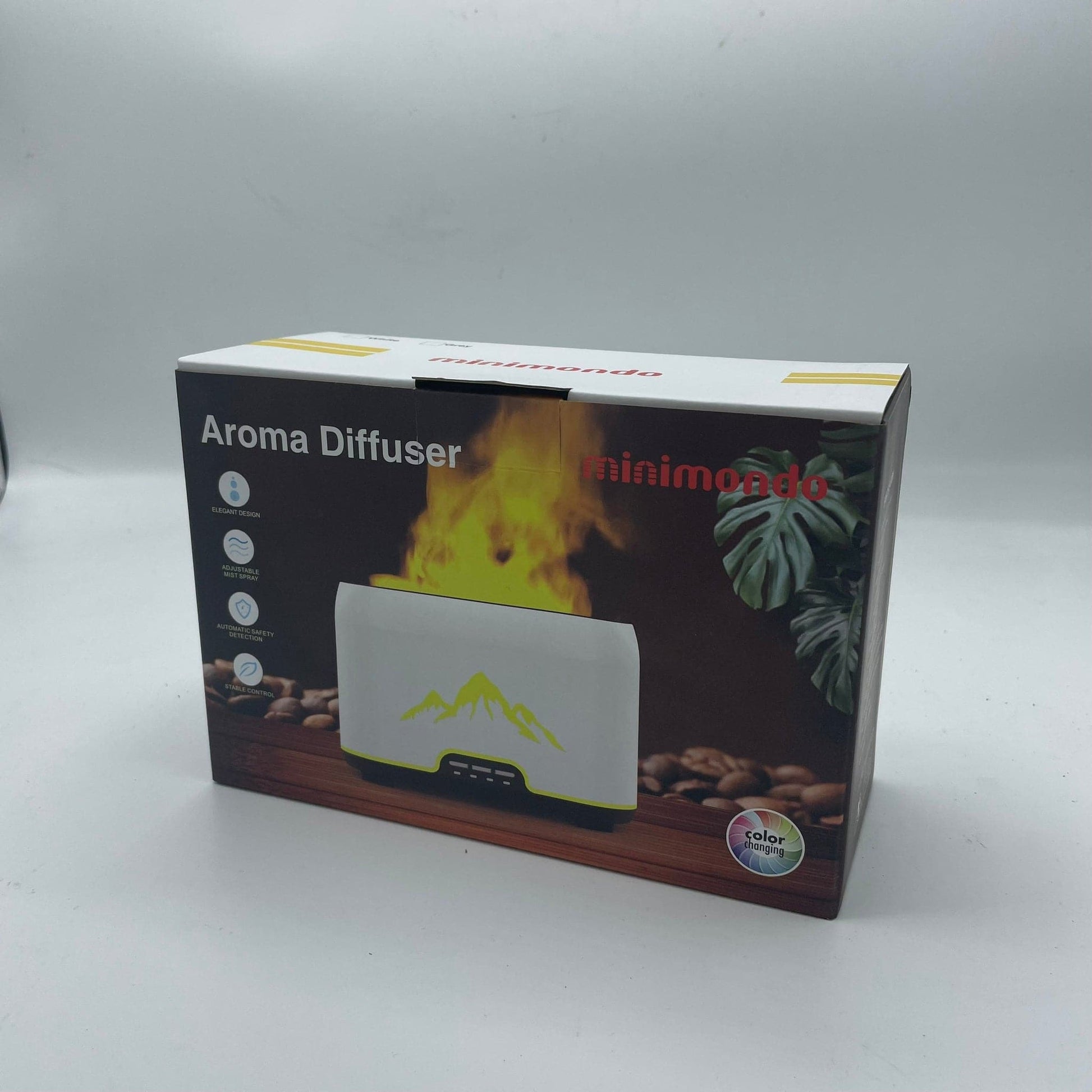 Bliss Himalayas Aroma Diffuser - USB-C - Remote control - Flame Effect