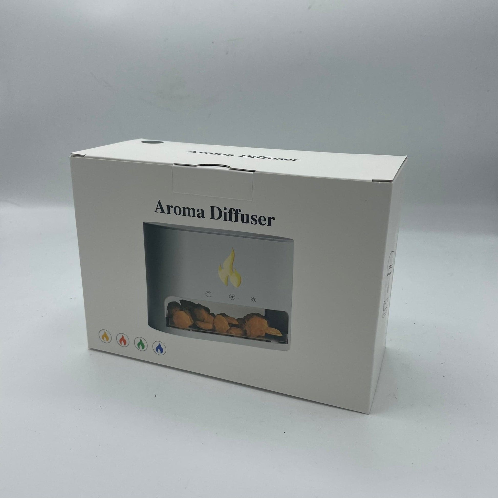 Bliss Blaze Aroma Diffuser - Himalayan Salt Chamber - USB-C - Flame Effect (Salt not included)