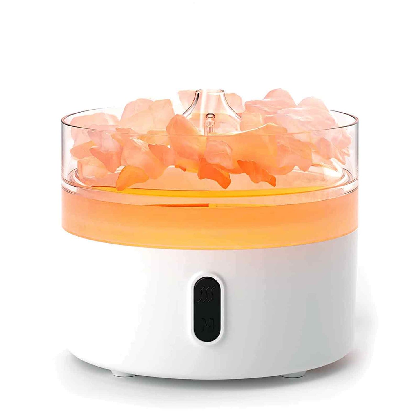 Bliss Himalayan Salt Aroma Diffuser - Night Light - USB-C - Flame Effect (Salt not included)