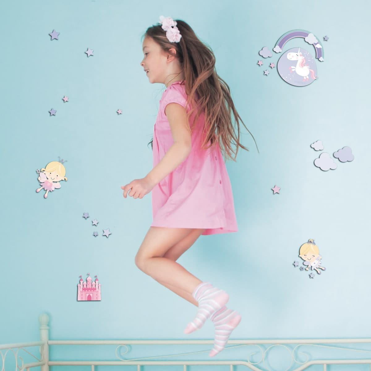 Bricocenter STICKER 3 LEVELS HAPPY FAIRIES 31.5X36 CM