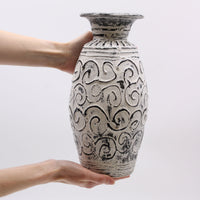 Swirls Shaped Vase - Cream - best price from Maltashopper.com BCV-01