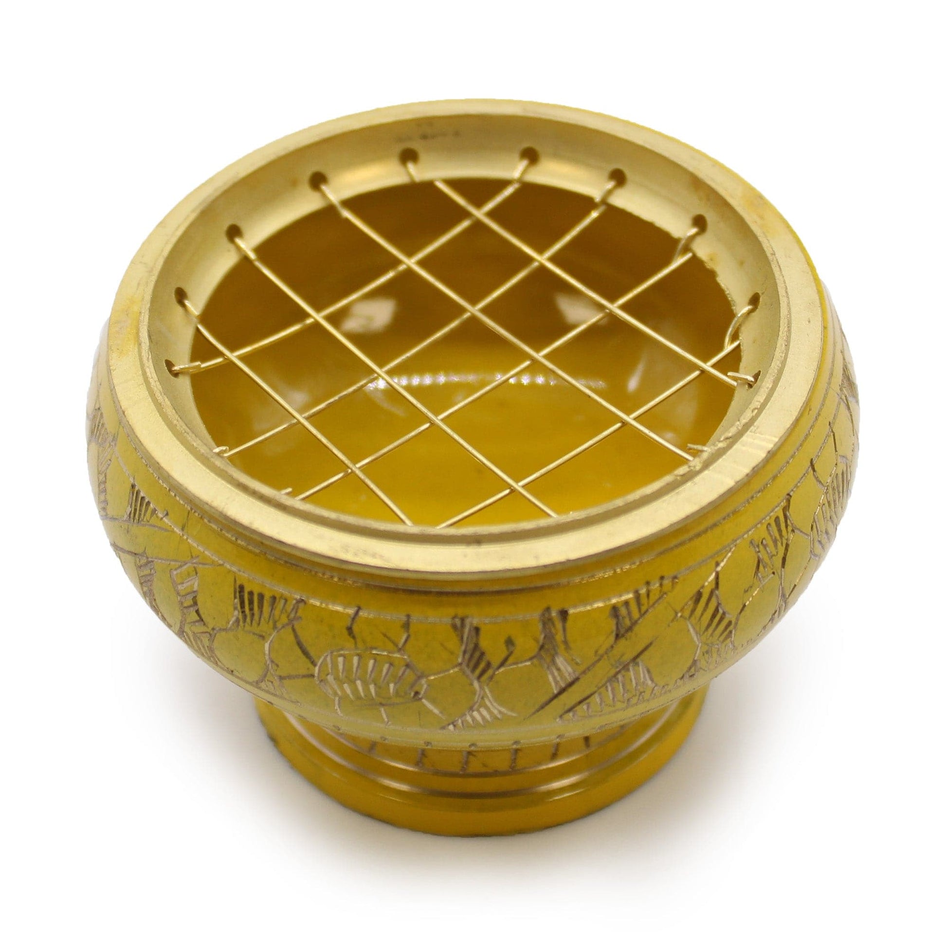 Chakra Tall Charcoal Incense Jar - Solar Plexus - best price from Maltashopper.com BCI-12