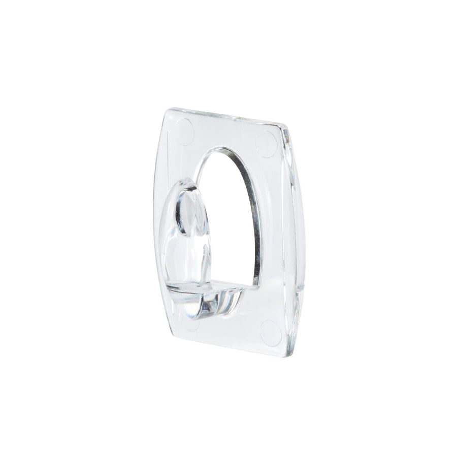 6 ADHESIVE TRANSPARENT COMMAND HOOKS FOR KEYS - best price from Maltashopper.com BR410007396