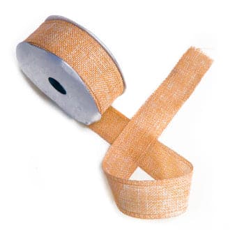 Natural Texture Ribbon 38mm x 20m - Vintage Orange - best price from Maltashopper.com NTRIB-09