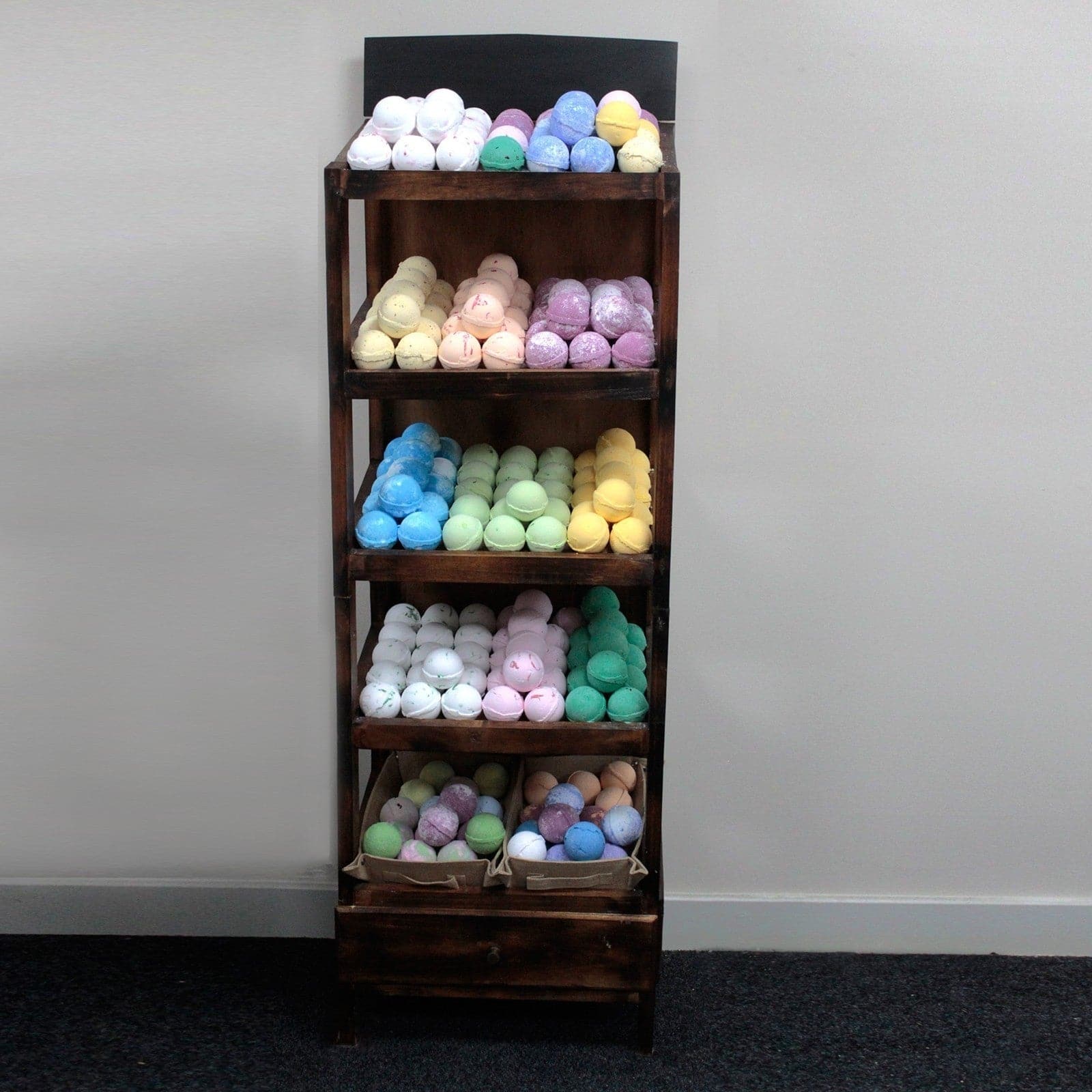 Bliss Bath Bomb 5 Shelf Display - Brownwash