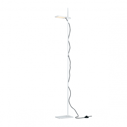 BOOK WHITE STEEL FLOOR LAMP H182 LED 15W - best price from Maltashopper.com BR420002112