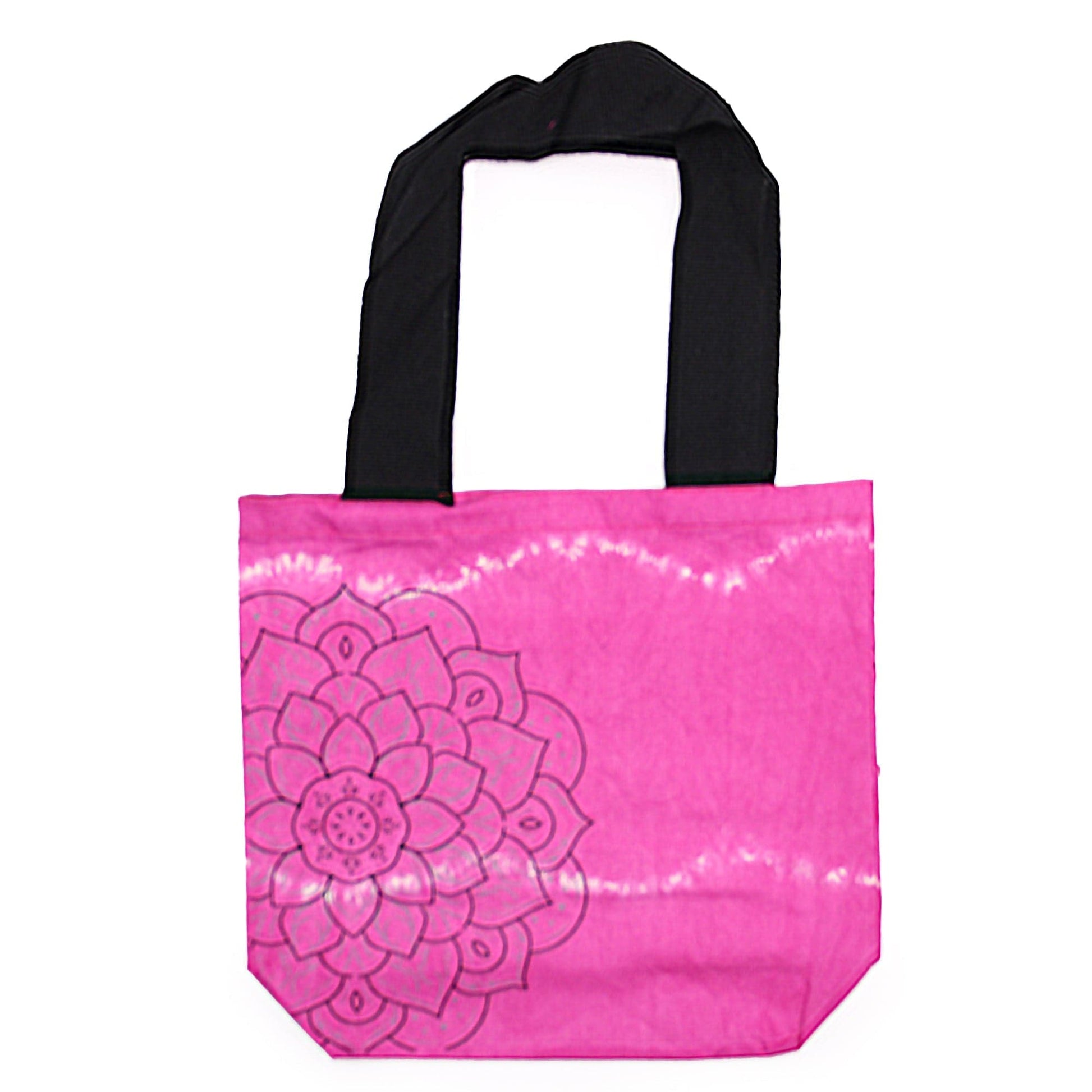 Tye-Dye Cotton Bag (6oz) - 38x42x12cm -  Mandela - Magento - Black Handle - best price from Maltashopper.com TDB-07