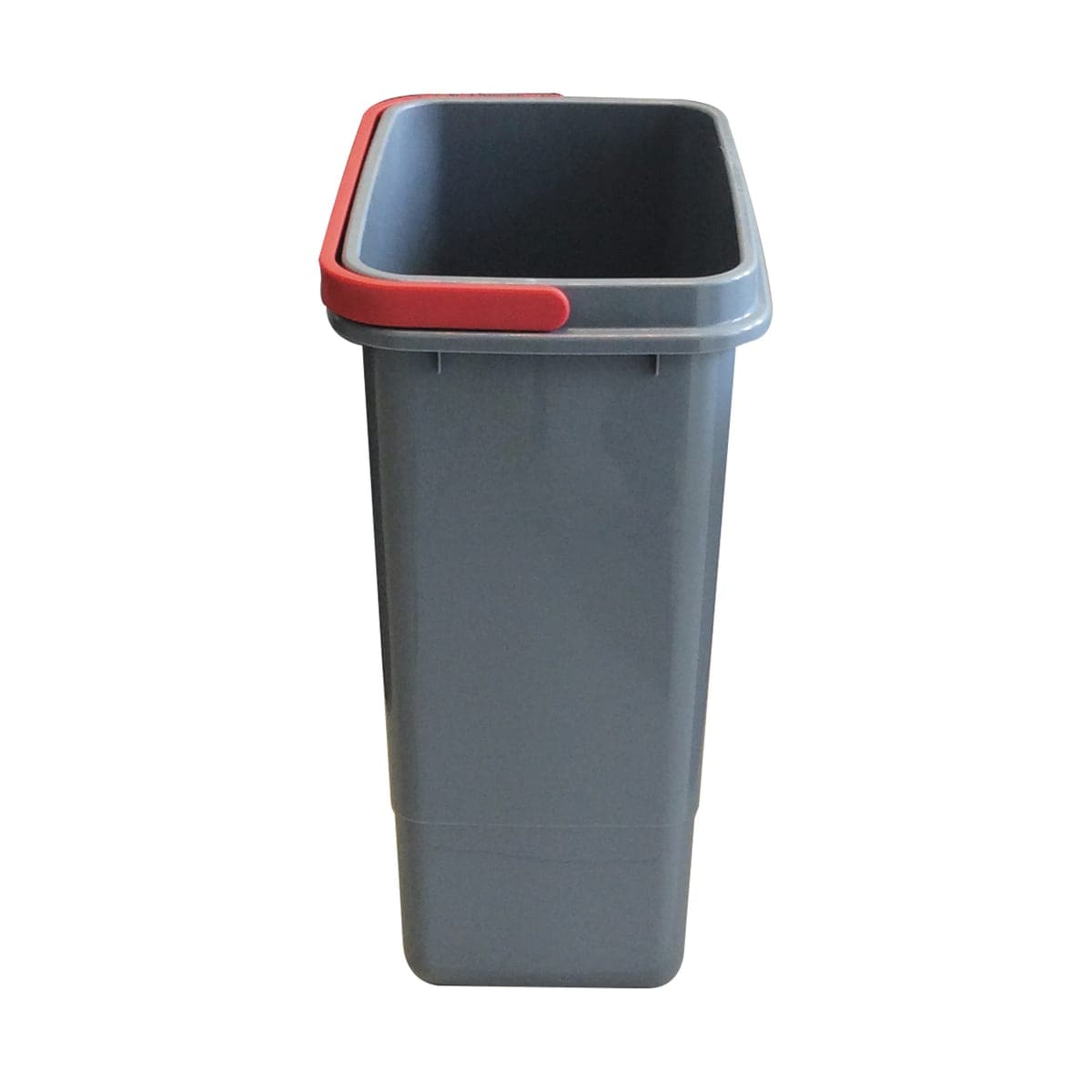 INNER DUSTBIN BUCKET WITH HANDLES L21.5 P14.5 H29.5CM 7LT POLYPROPYLENE GREY