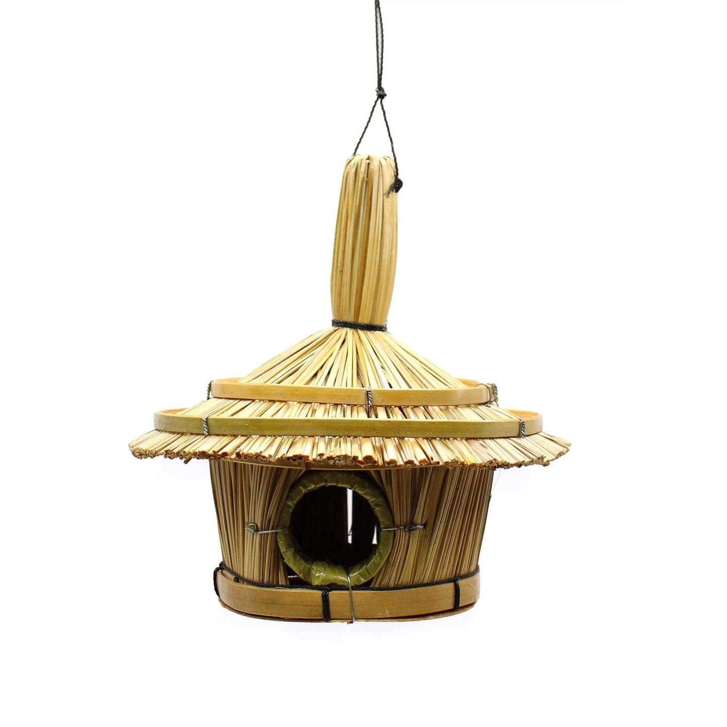 Bliss Small Round Seagrass Bird Box 17x17cm