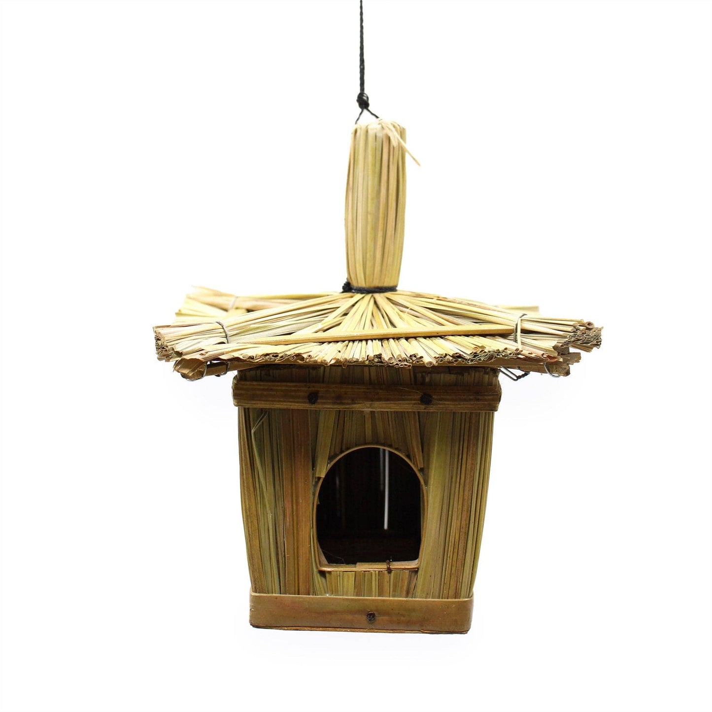 Bliss Small Square Seagrass Bird Box 18x13cm