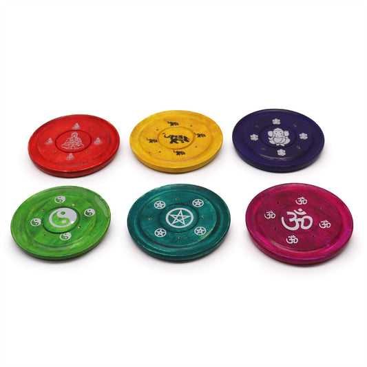 Bliss Assorted Design Incense Plates