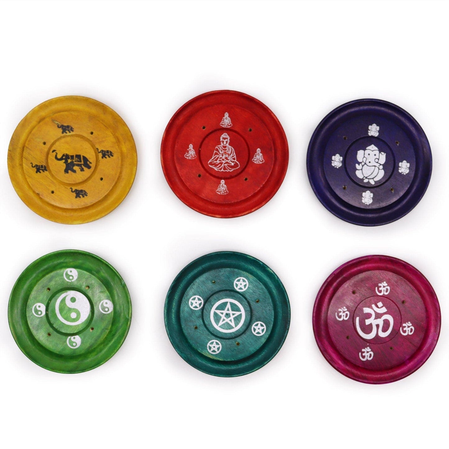 Bliss Assorted Design Incense Plates