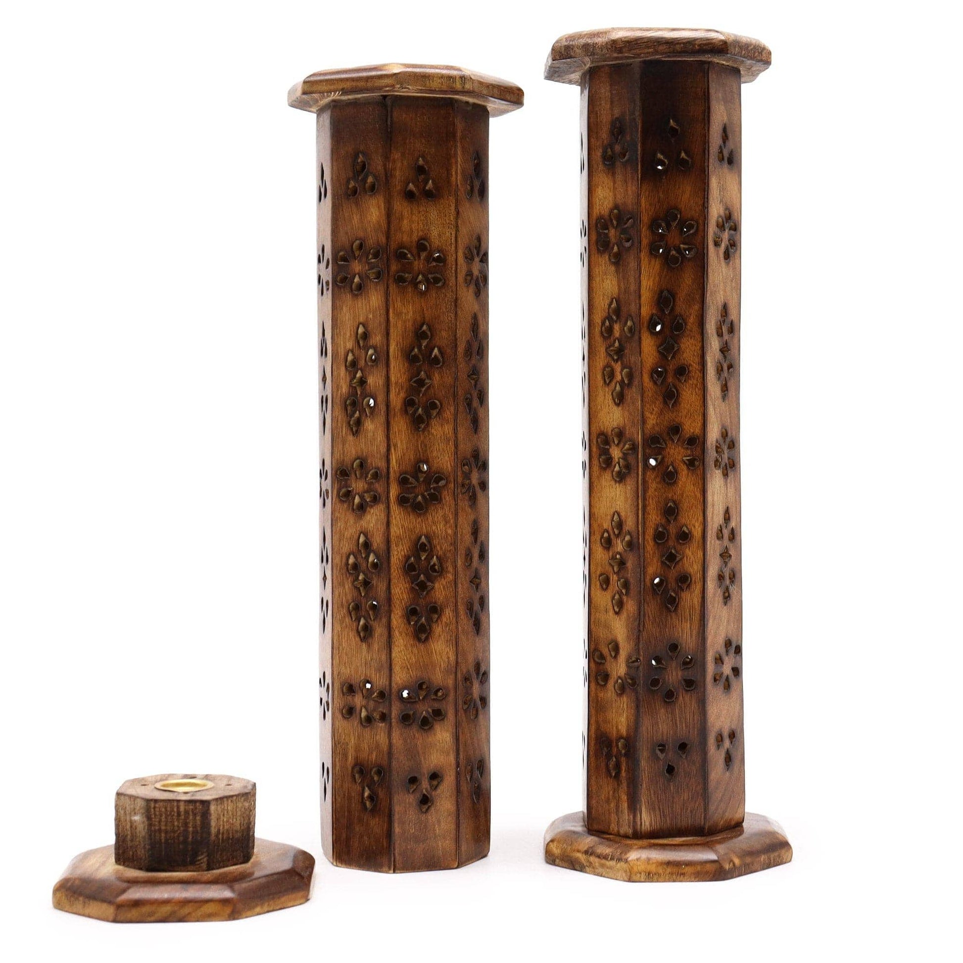 Bliss Mango Wood Hexagonal Tower