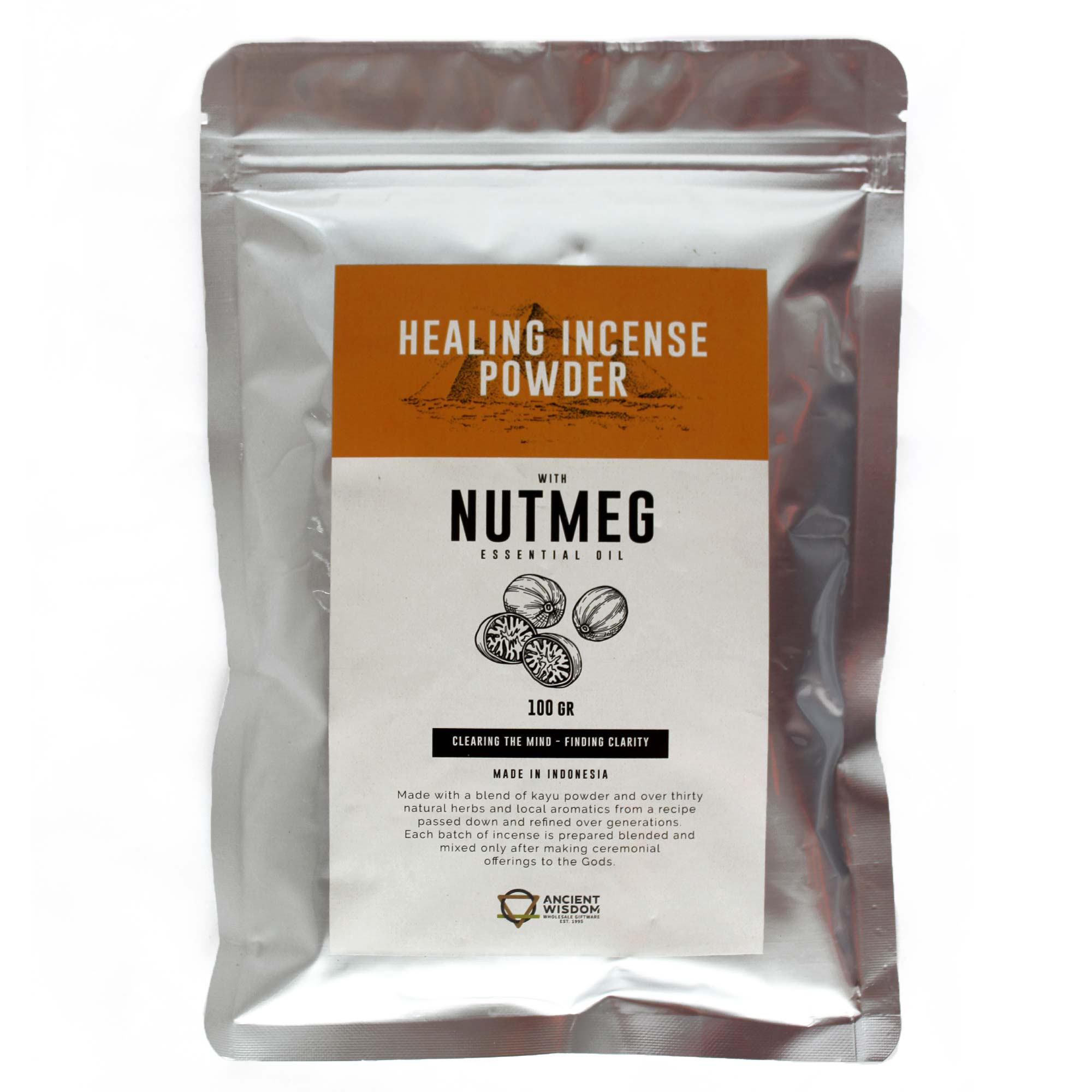 Healing Incense Powder - Nutmeg 100gm