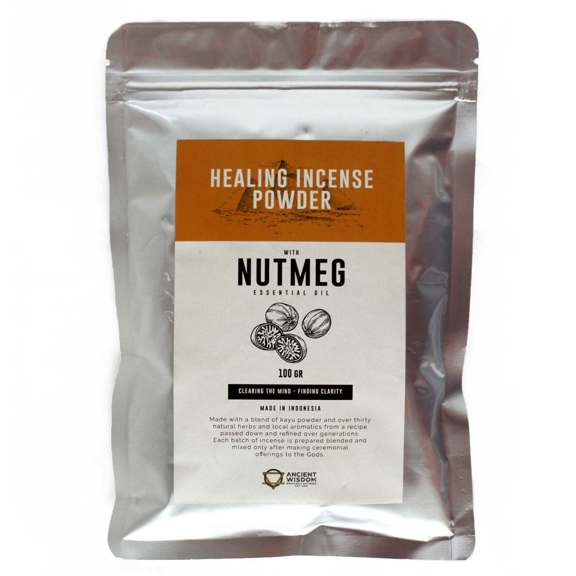 Bliss Healing Incense Powder - Nutmeg 100gm