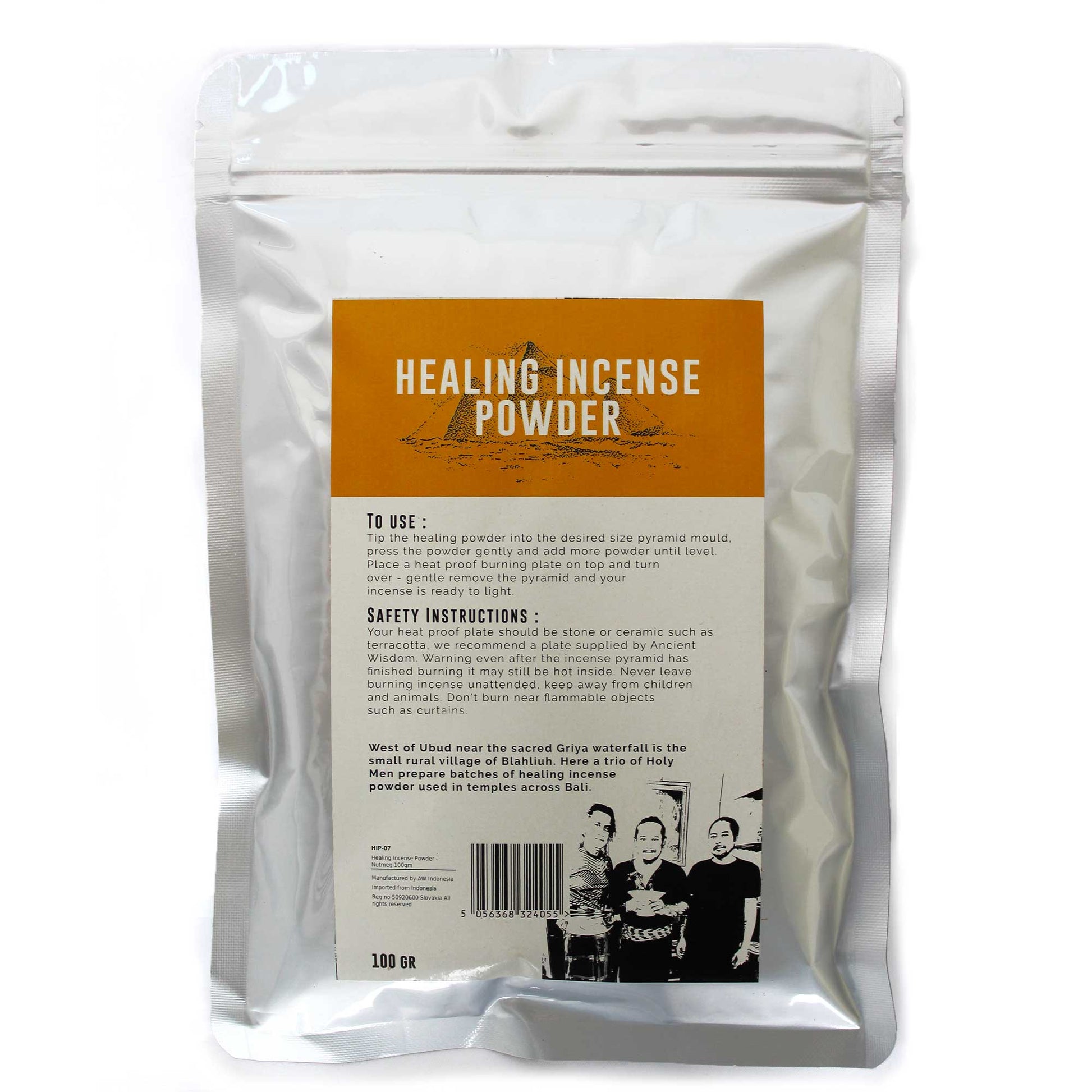 Bliss Healing Incense Powder - Nutmeg 100gm