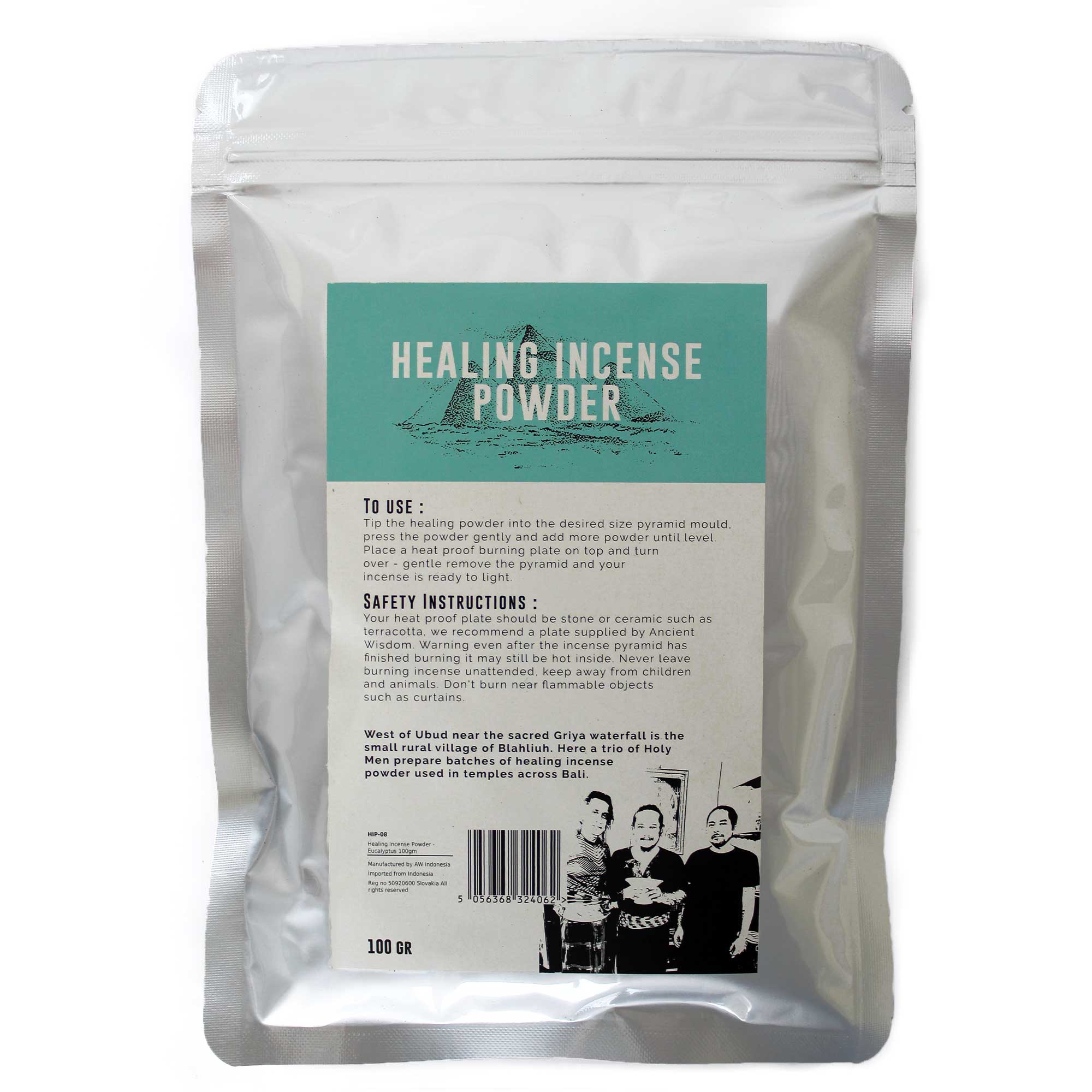 Healing Incense Powder - Eucalyptus 100gm