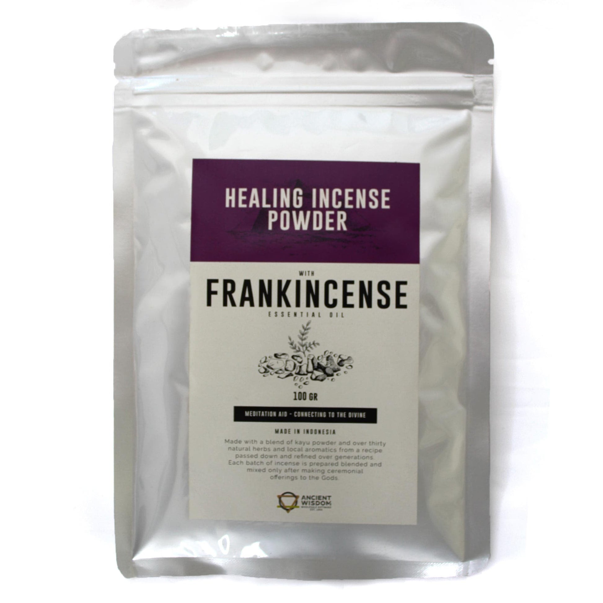 Healing Incense Powder - Frankincense 100gm - best price from Maltashopper.com HIP-09