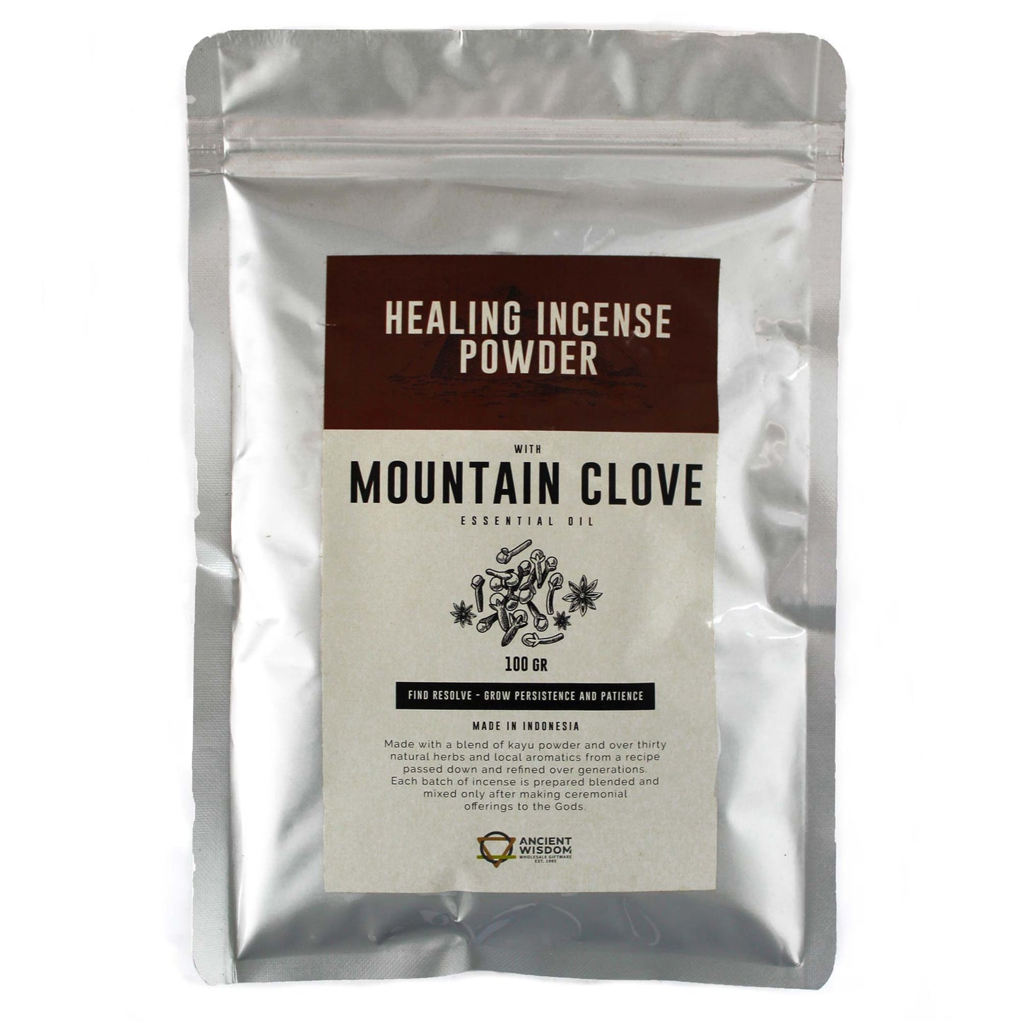 Bliss Healing Incense Powder - Mountain Clove 100gm