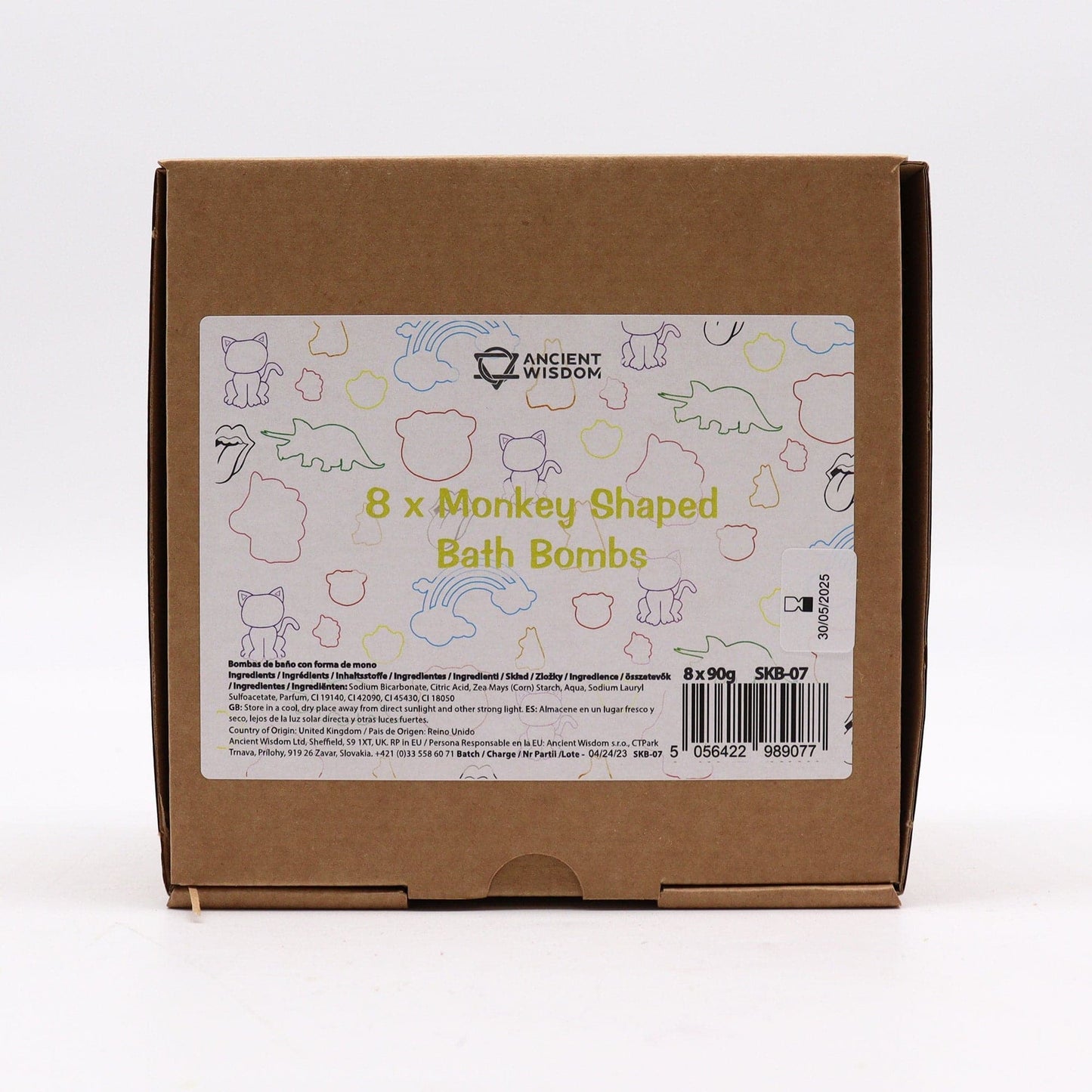 Bliss Monkey Bathbomb 90g - Guava & Strawberry