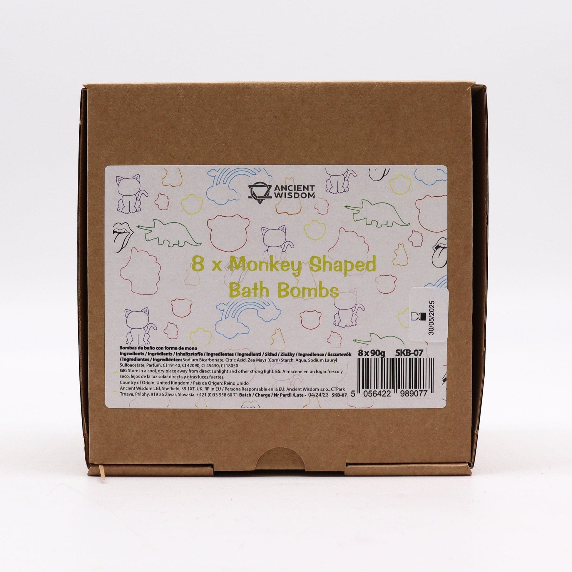 Bliss Monkey Bathbomb 90g - Guava & Strawberry