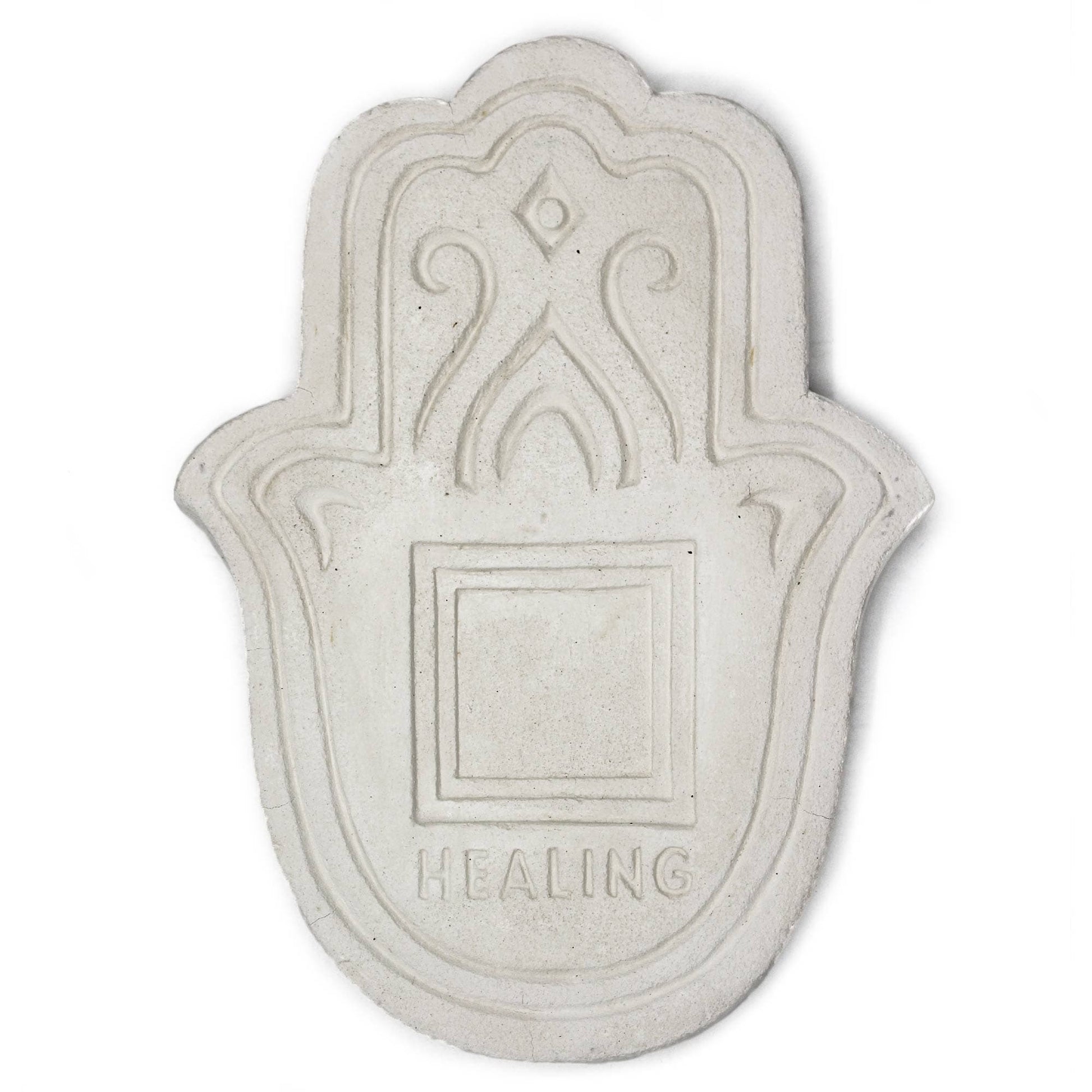 Bliss Healling Incense Plate - White Stone