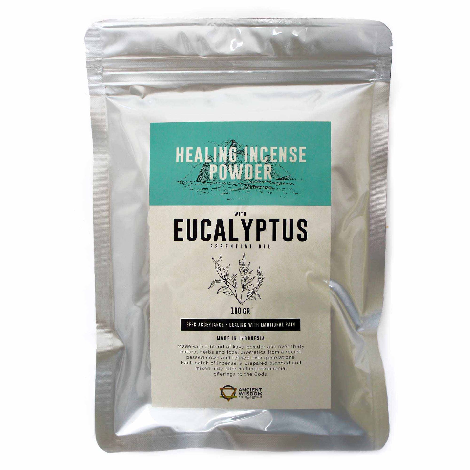 Bliss Healing Incense Powder - Eucalyptus 100gm