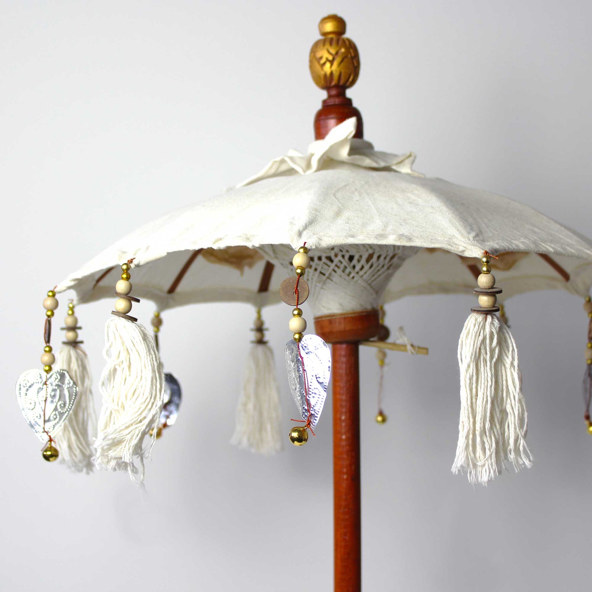 Bali Home Decor Parasol - Canvas - Natural- 40cm - best price from Maltashopper.com BPAR-08