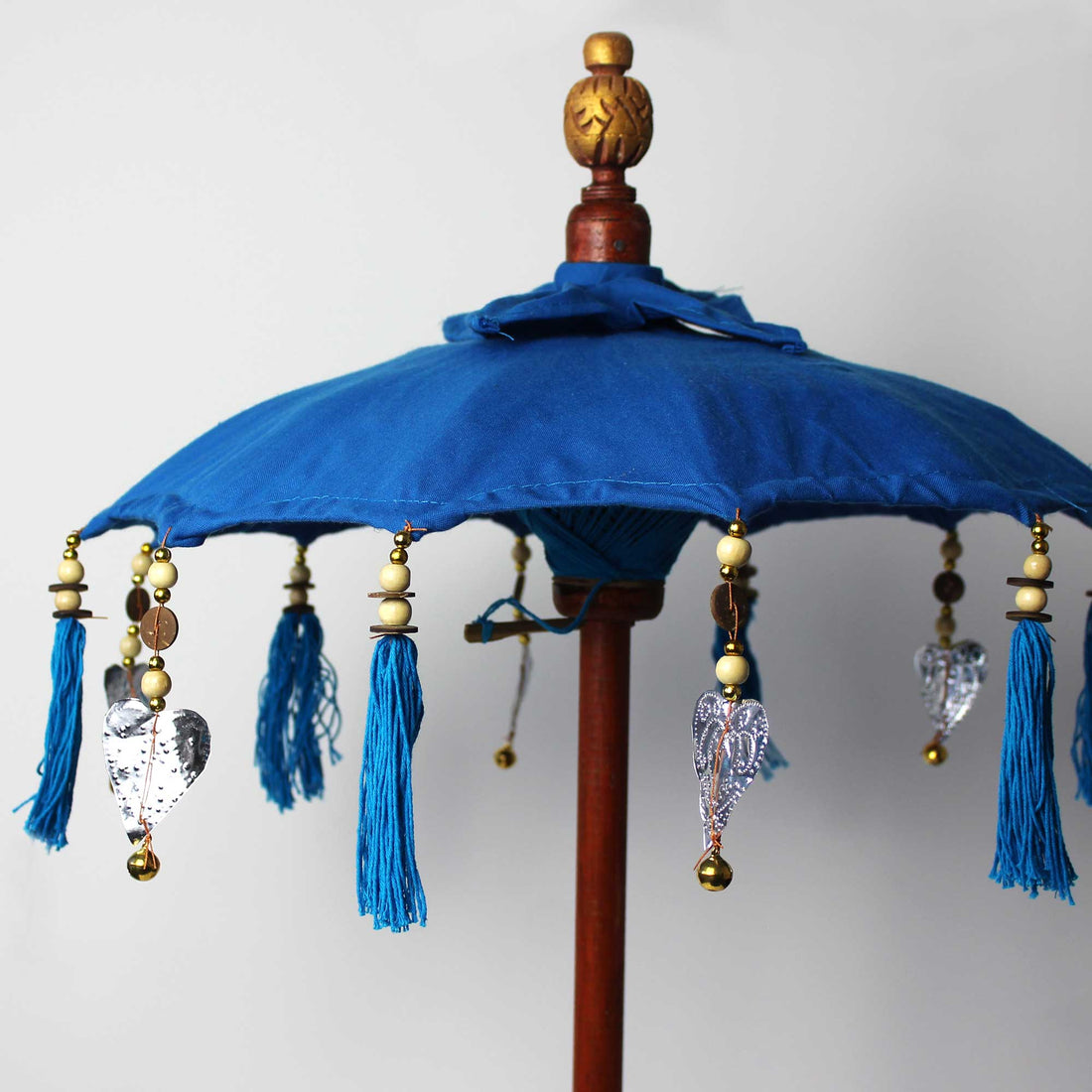 Bali Home Decor Parasol - Cotton - Turquoise- 40cm - best price from Maltashopper.com BPAR-09