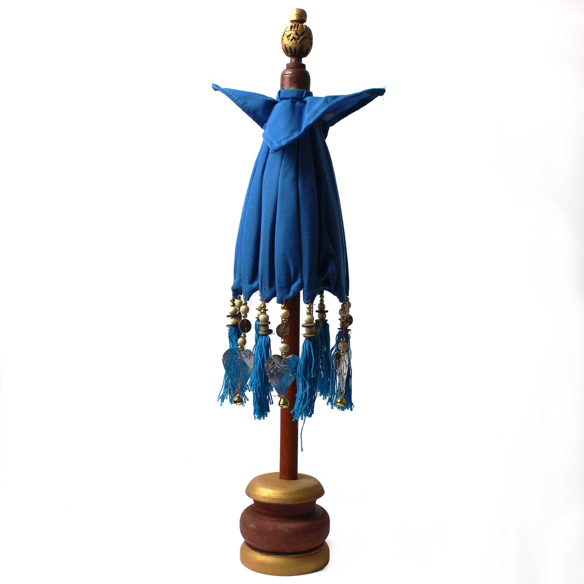 Bali Home Decor Parasol - Cotton - Turquoise- 40cm - best price from Maltashopper.com BPAR-09