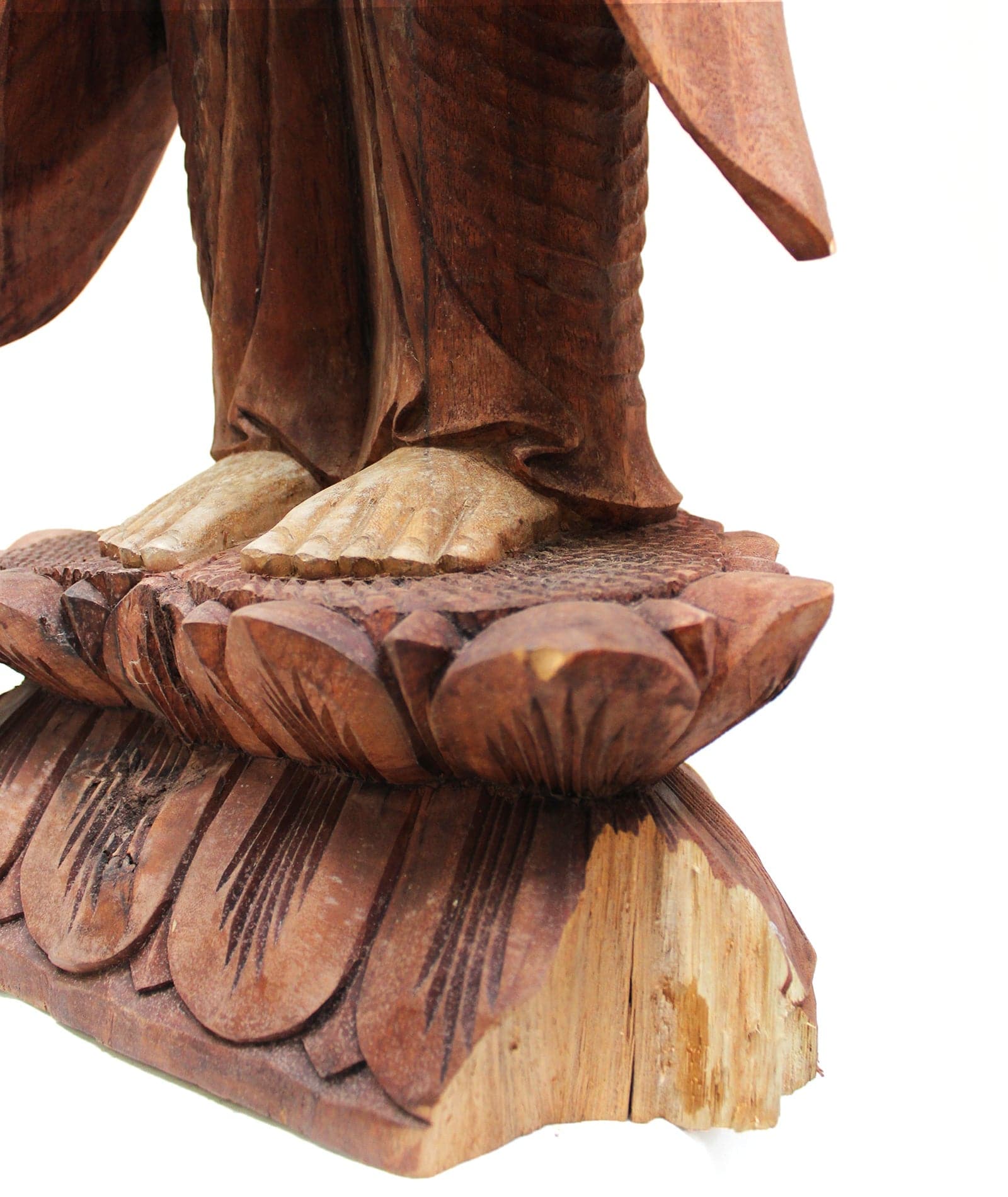 Hand Carved Buddha Statue - 100 cm Welcome - best price from Maltashopper.com HCBS-23