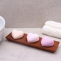 Three Bay Mahogany Soap Dish - best price from Maltashopper.com MSD-06