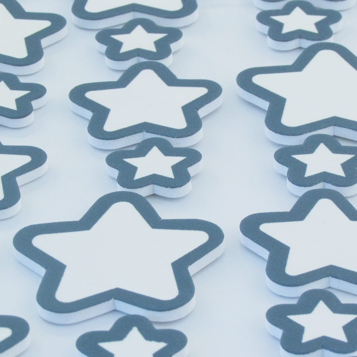 STICKER FOAM 3D GLOW STARS 31.5X34 CM - best price from Maltashopper.com BR480120041